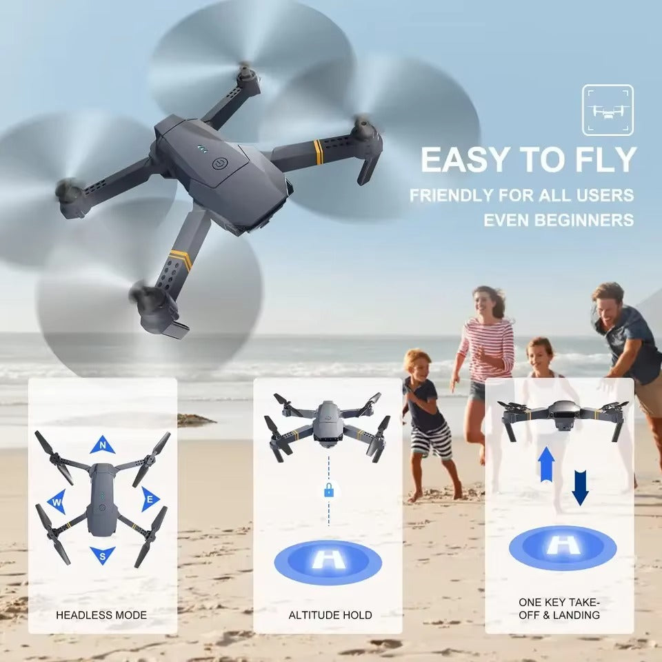 Dron Pro Max 4K Plegable Ideal para amantes de la tecnología, Niños y Principiantes – OFERTA FLASH POR NAVIDAD