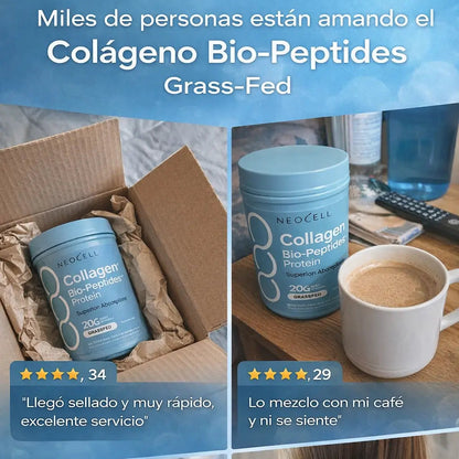 Colágeno NeoCell Premium 283g (10 Oz)| Fórmula avanzada con Biopéptidos- Suplemento de proteína para el cabello, la piel y las uñas - Absorción superior