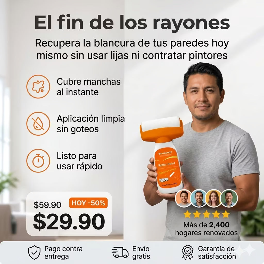 Rodillo mágico desmanchador de paredes 500g