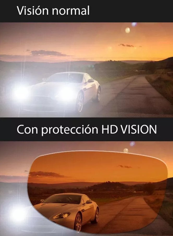 VisionDrive Unisex | Visión Segura Día y Noche al Conducir | Pack 2x1 (Gafas Diurnas + Nocturnas)