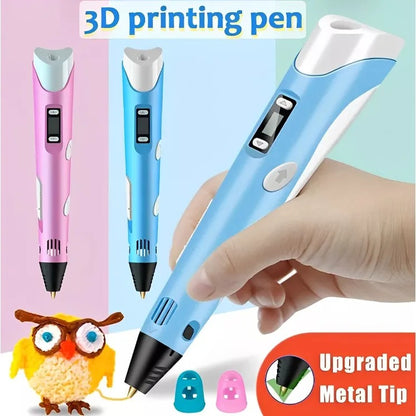 Lápiz 3D Mágico: ¡Transforma tus Ideas en Realidad!