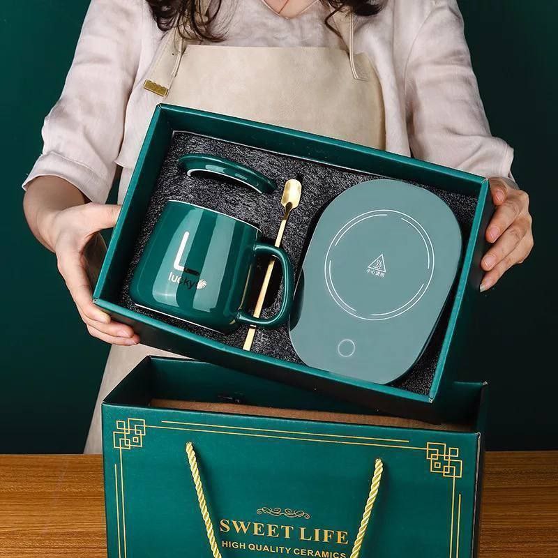 Calentador Inteligente de Tazas – Mantén tu Café Caliente por Horas ☕🔥