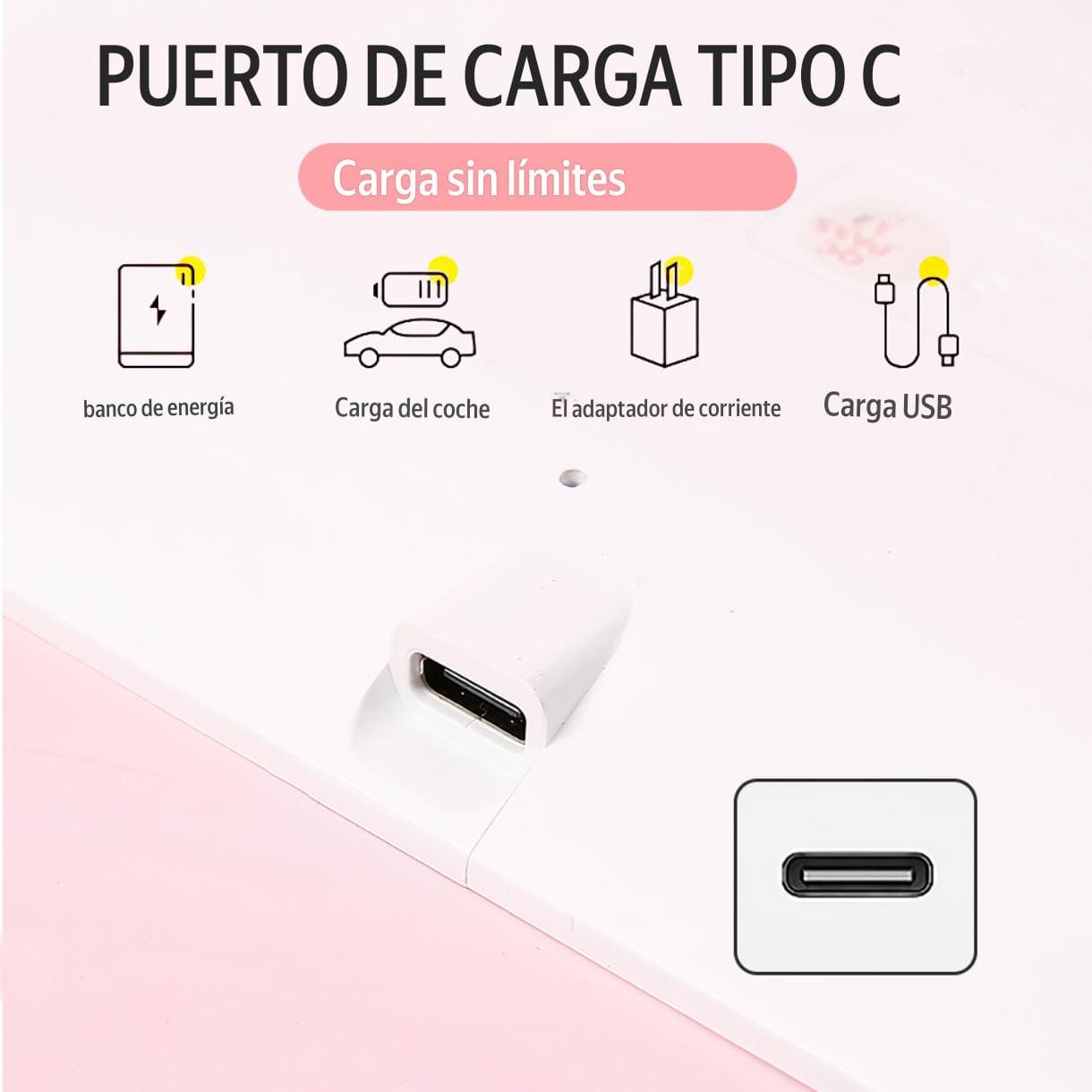 Vanity Mirror Espejo ilumidador Led Táctil para Autos - GRATIS Gel Frio Contorno de Ojos