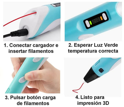 Lápiz 3D Mágico: ¡Transforma tus Ideas en Realidad!