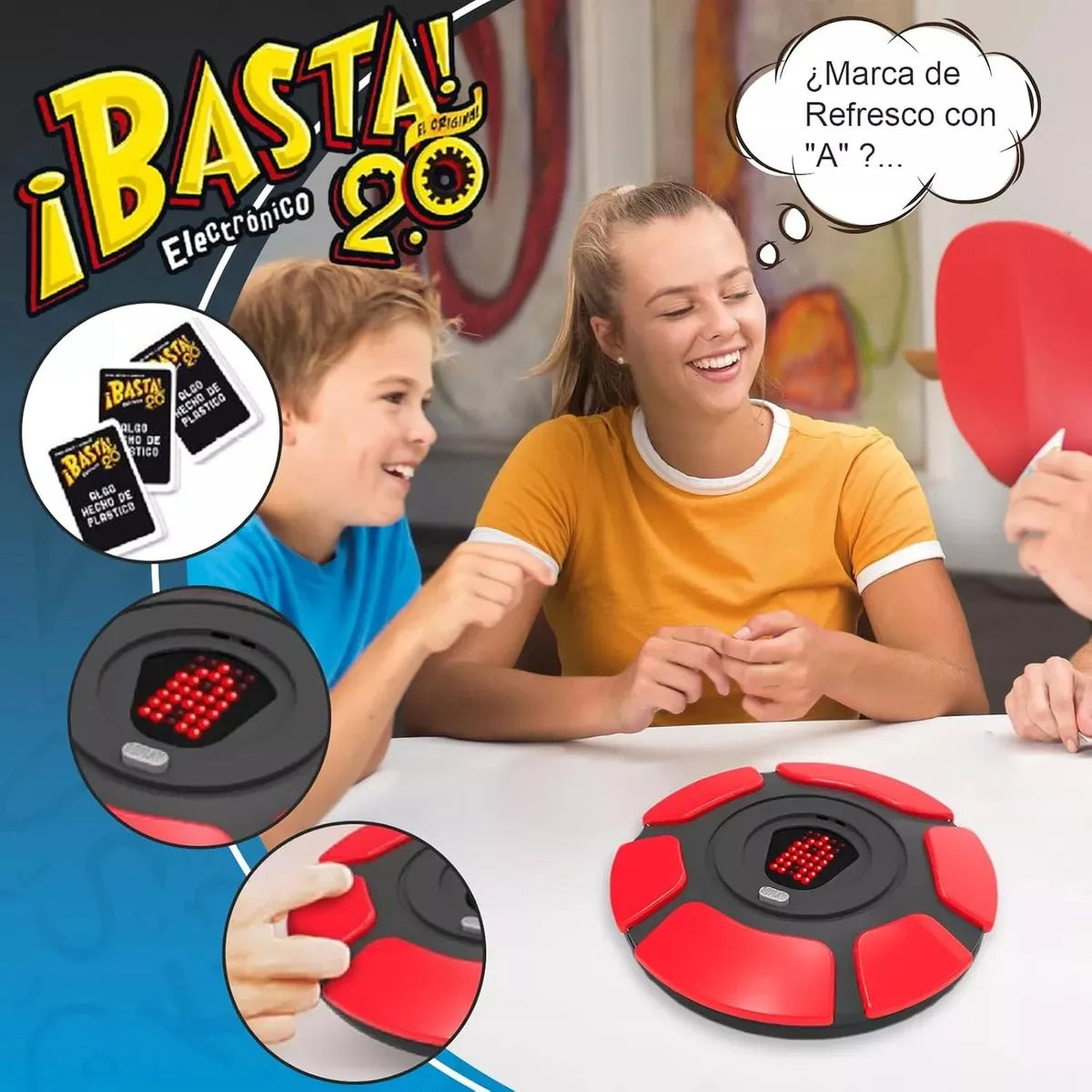 BASTA 2.0 Piensa Rapido - Juego de Mesa Viral Recargado