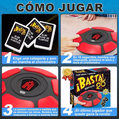 BASTA 2.0 Piensa Rapido - Juego de Mesa Viral Recargado