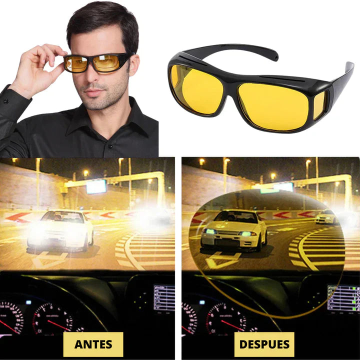 VisionDrive Unisex | Visión Segura Día y Noche al Conducir | Pack 2x1 (Gafas Diurnas + Nocturnas)
