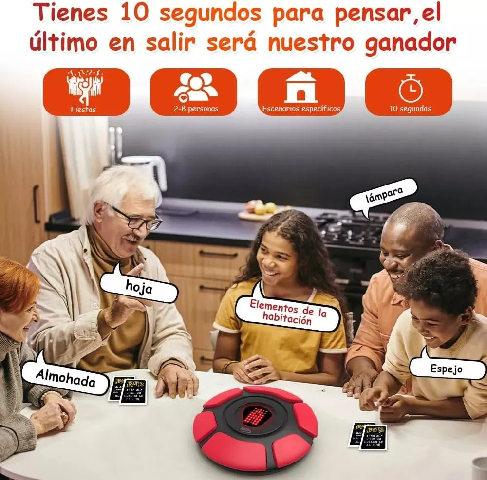 BASTA 2.0 Piensa Rapido - Juego de Mesa Viral Recargado