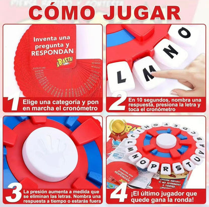 BASTA Piensa Rapido - Juego de Mesa Viral - Pon a prueba tu agilidad mental