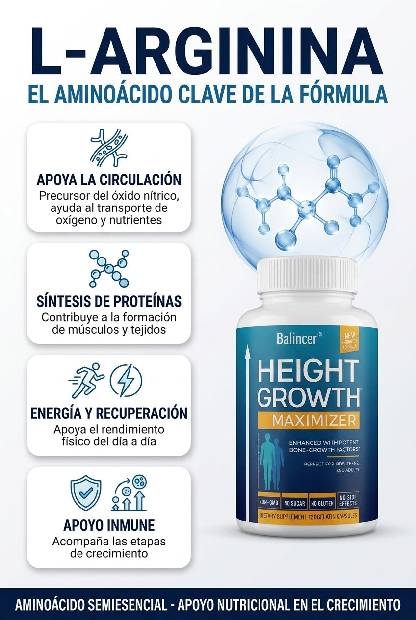 L-arginina, amino�cido clave de la f�rmula